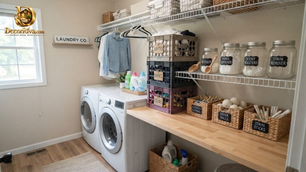 Laundry Room Organization Ideas on a Budget