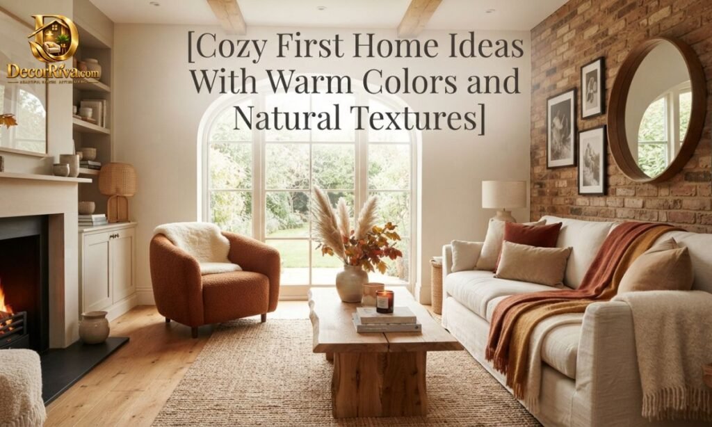 Cozy First Home Ideas With Warm Colors and Natural Textures