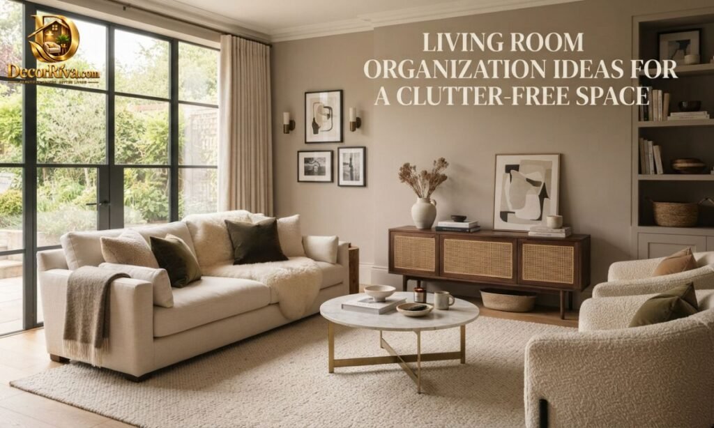 Living Room Organization Ideas for a Clutter-Free Space