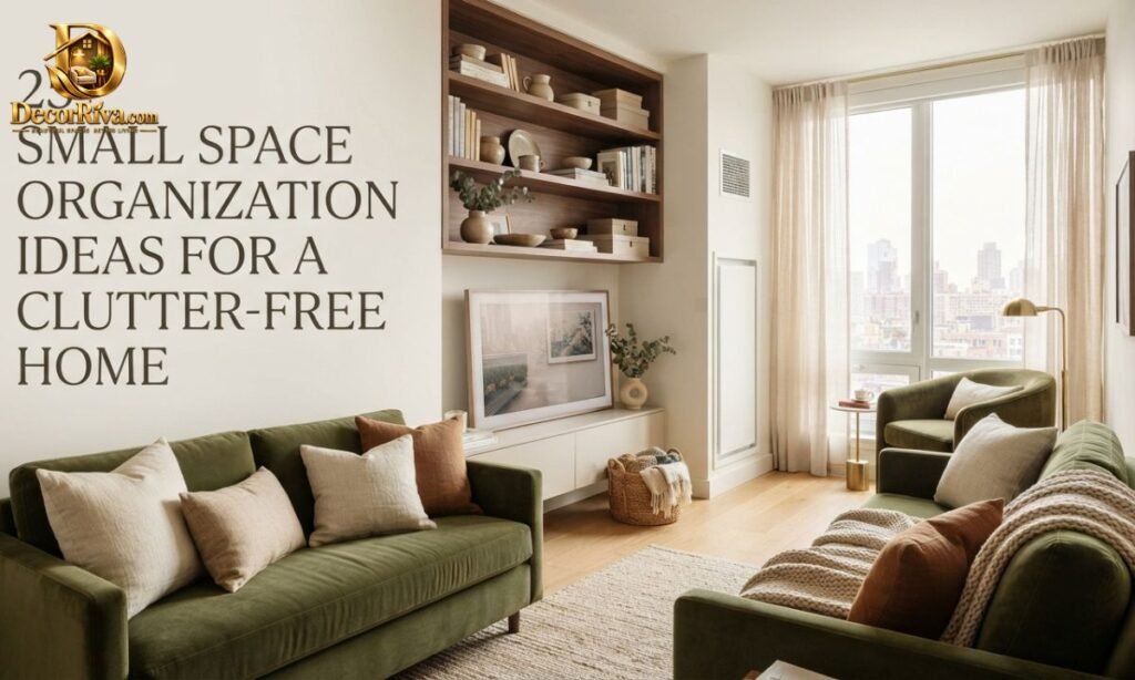 25+ Small Space Organization Ideas for a Clutter-Free Home