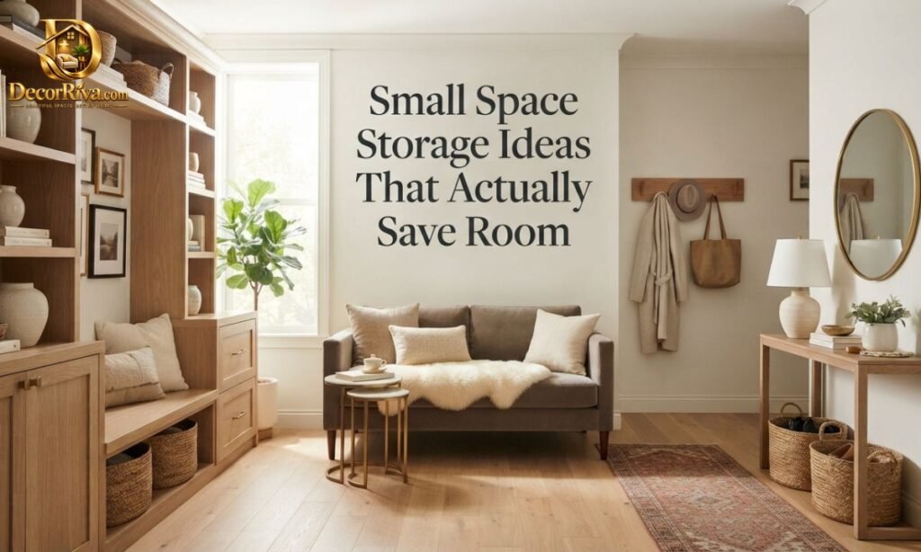 Small Space Storage Ideas That Actually Save Room