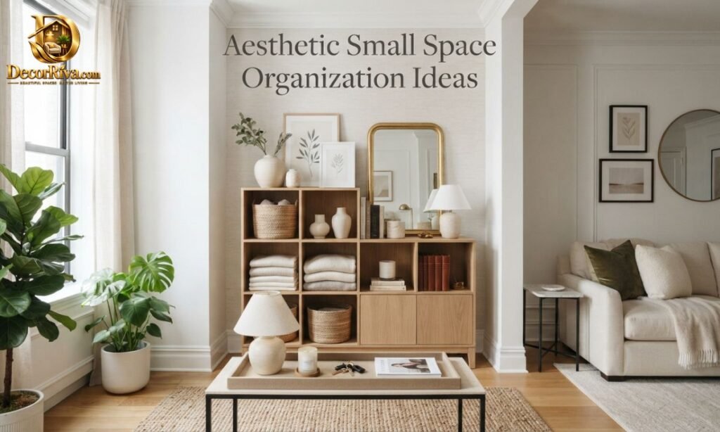 Aesthetic Small Space Organization Ideas