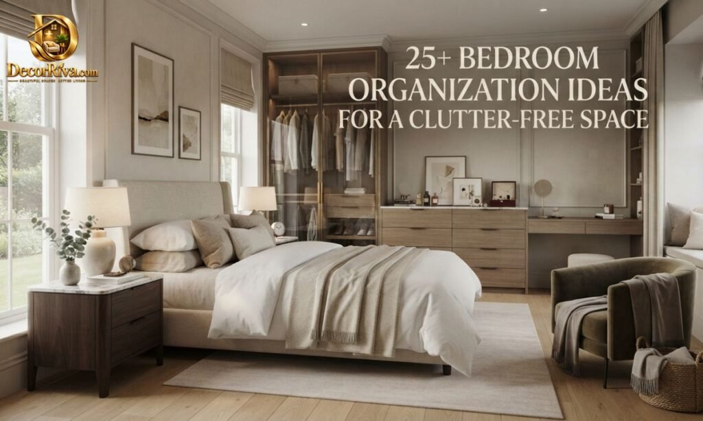 25+ Bedroom Organization Ideas for a Clutter-Free Space