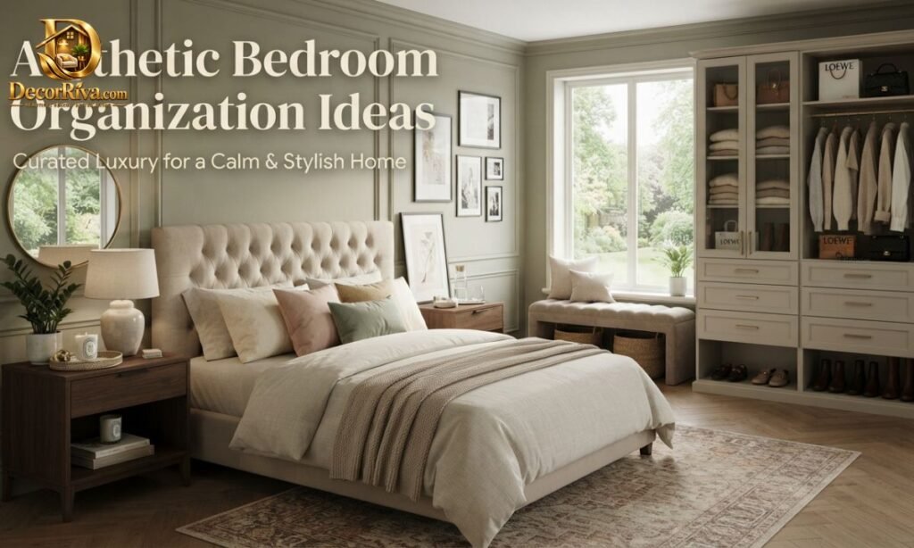 Aesthetic Bedroom Organization Ideas