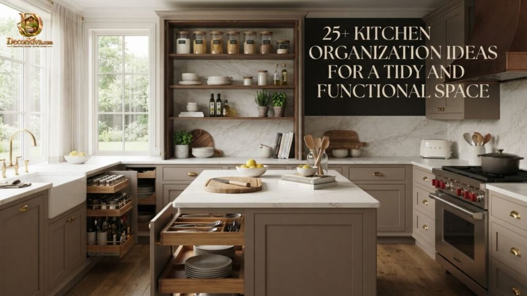 25+ Kitchen Organization Ideas for a Tidy and Functional Space