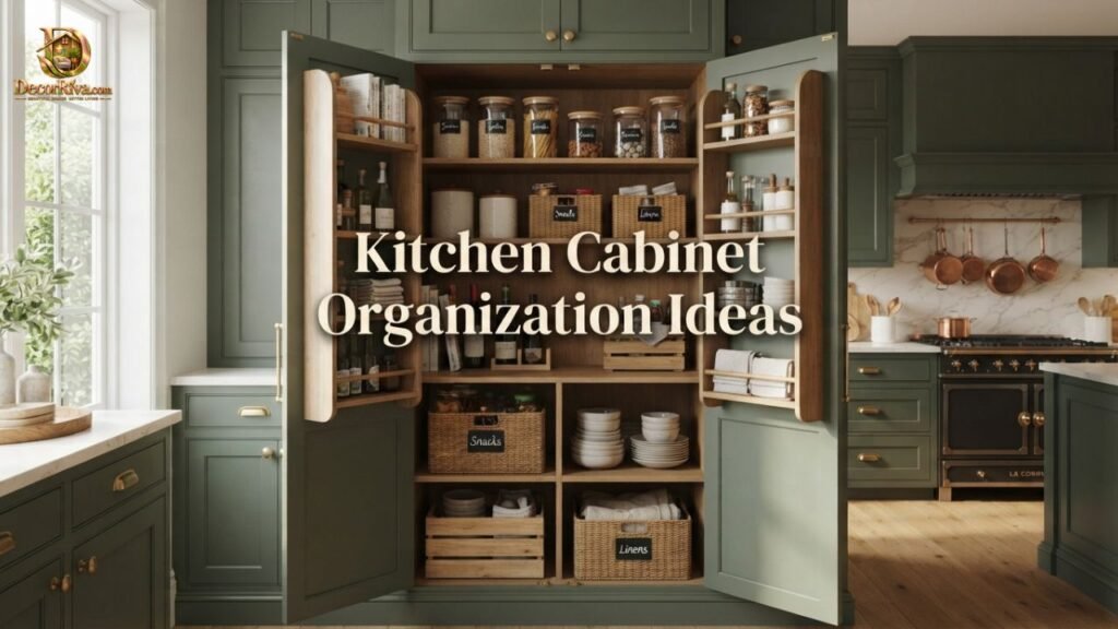 Kitchen Cabinet Organization Ideas