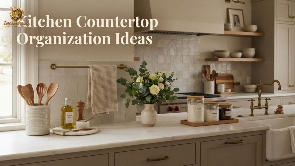 Kitchen Countertop Organization Ideas