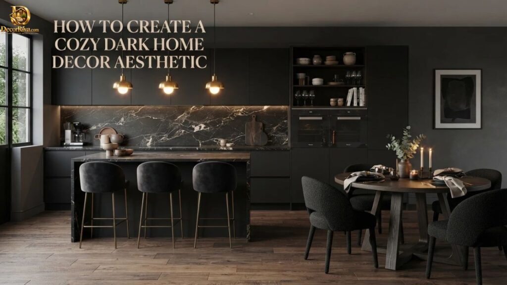 How to Create a Cozy Dark Home Decor Aesthetic