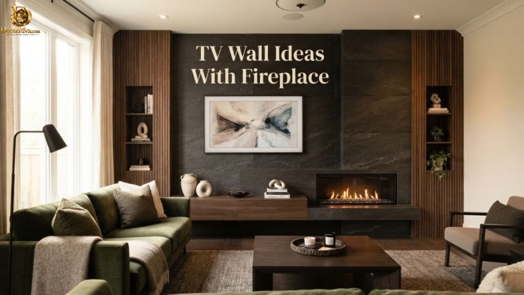 TV Wall Ideas With Fireplace