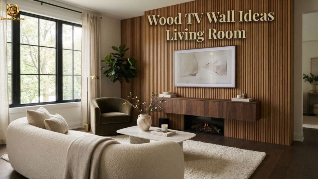 Wood TV Wall Ideas Living Room