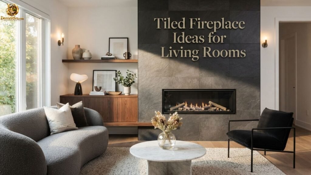 Tiled Fireplace Ideas for Living Rooms