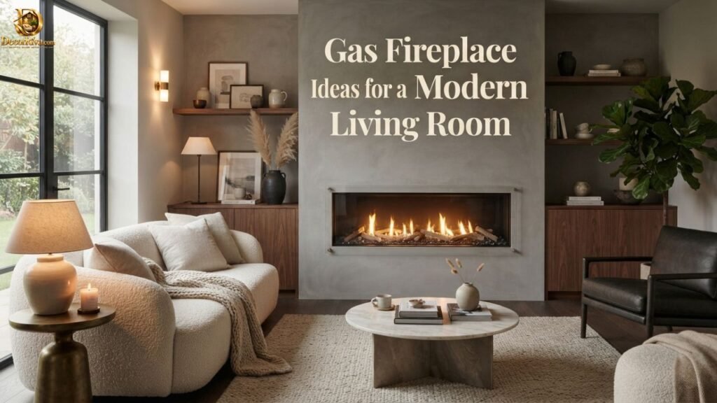 Gas Fireplace Ideas for a Modern Living Room