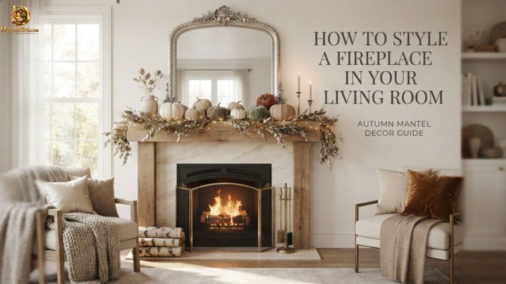 How to Style a Fireplace in Your Living Room