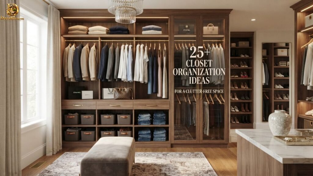 25+ Closet Organization Ideas for a Clutter-Free Space