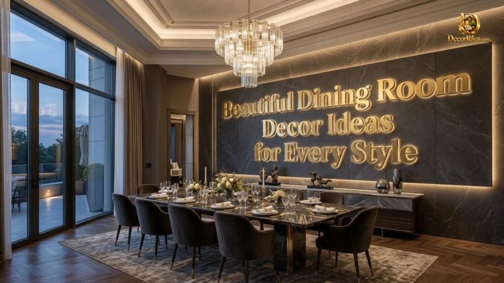 Beautiful Dining Room Decor Ideas for Every Style