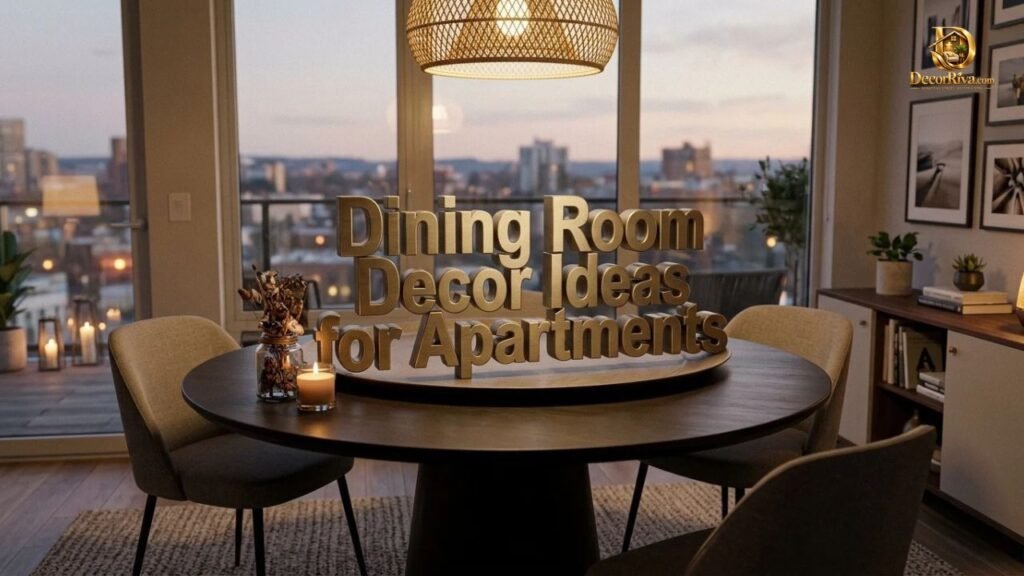 Dining Room Decor Ideas for Apartments