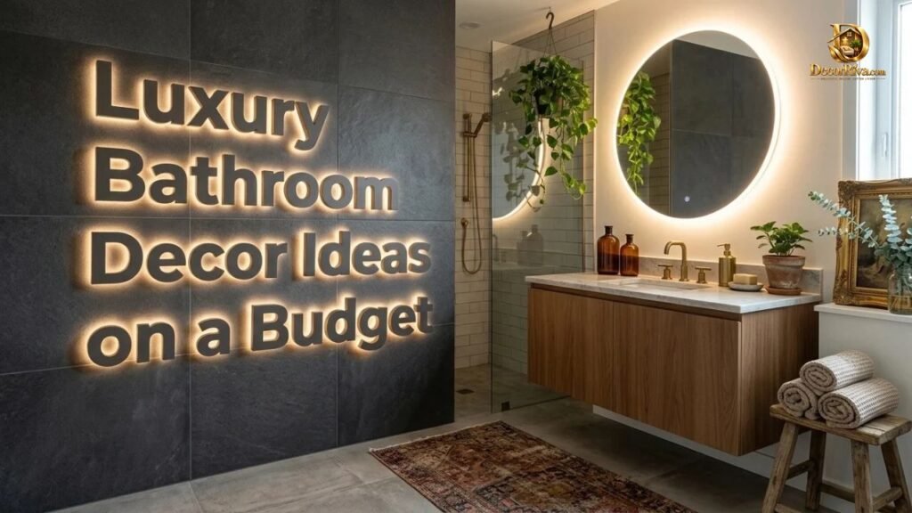 Luxury Bathroom Decor Ideas on a Budget