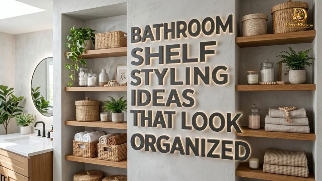 Bathroom Shelf Styling Ideas That Look Organized