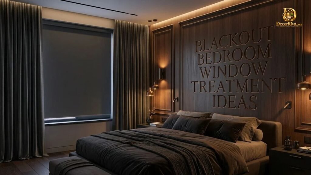 Blackout Bedroom Window Treatment Ideas for Light Control