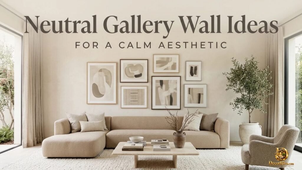 Neutral Gallery Wall Ideas for a Calm Aesthetic