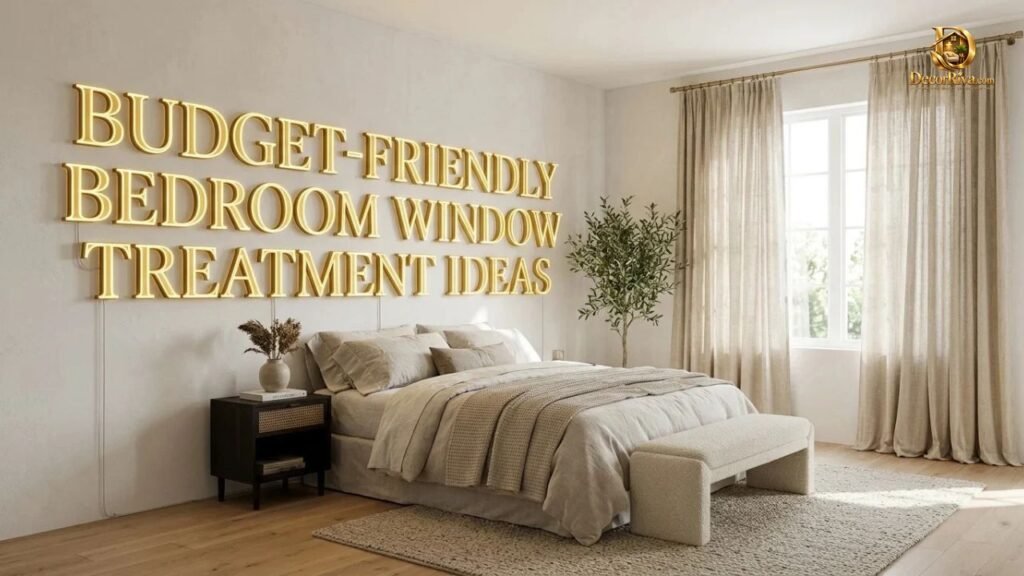 Budget-Friendly Bedroom Window Treatment Ideas