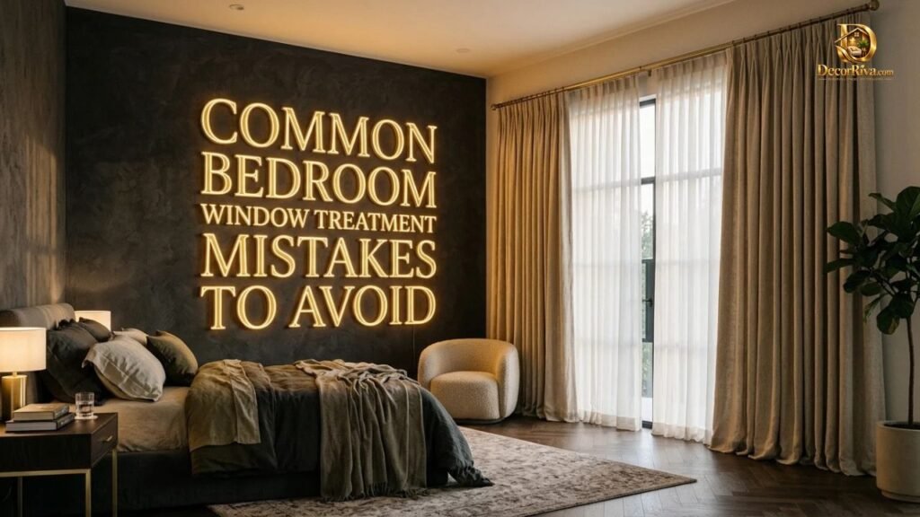 Common Bedroom Window Treatment Mistakes to Avoid