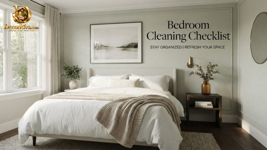 Bedroom Cleaning Checklist
