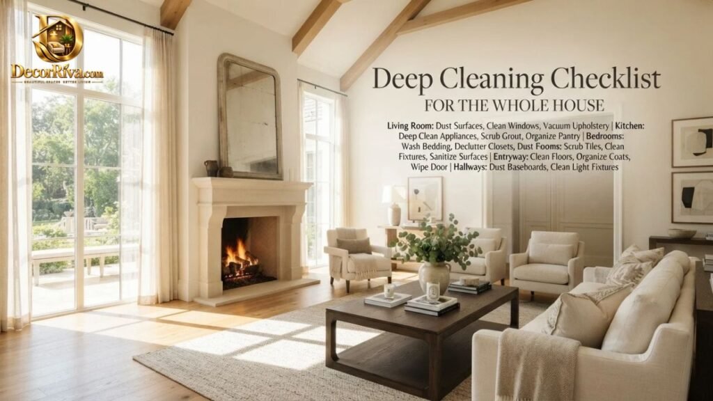 Deep Cleaning Checklist for the Whole House