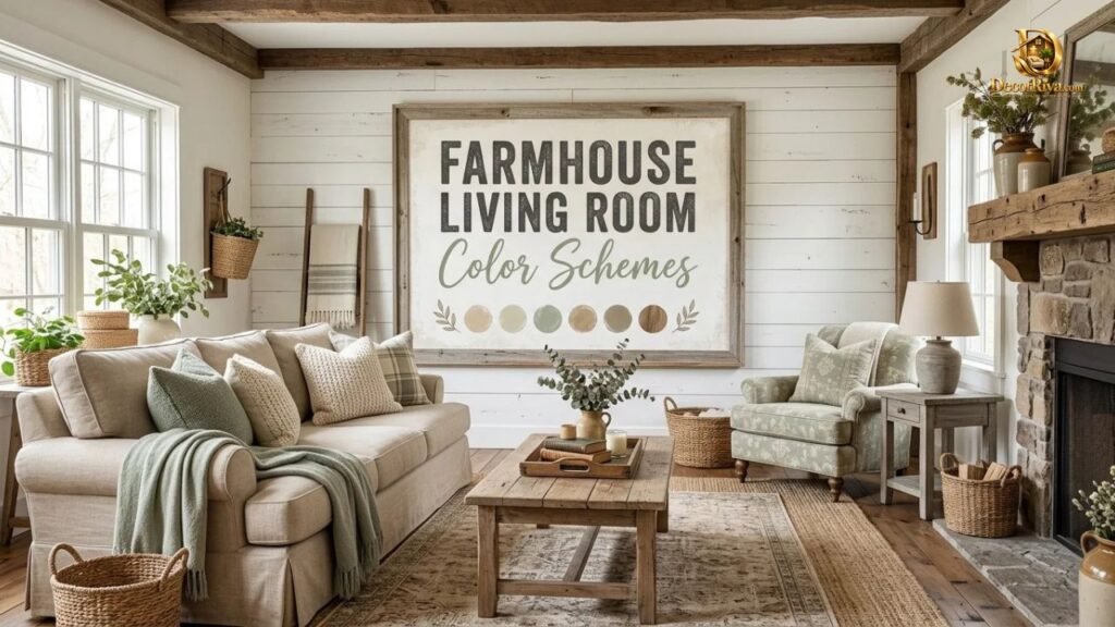 Farmhouse Living Room Color Schemes That Never Feel Dated