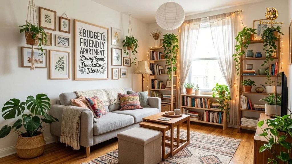 Budget Friendly Apartment Living Room Decorating Ideas