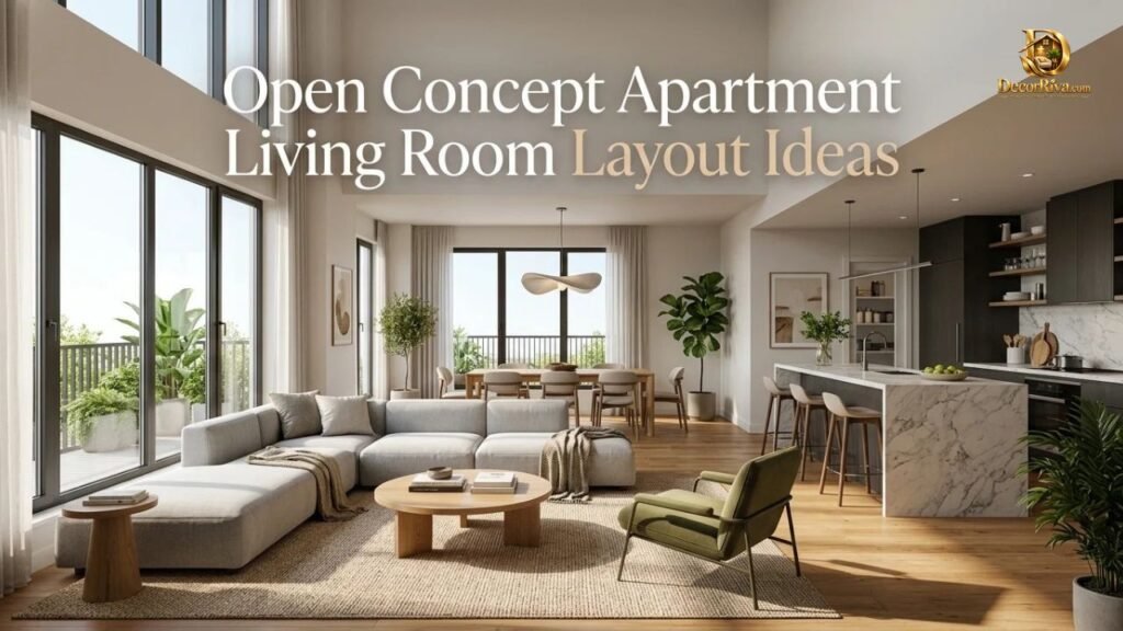 Open Concept Apartment Living Room Layout Ideas