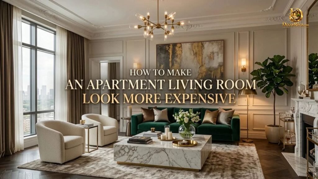 How to Make an Apartment Living Room Look More Expensive