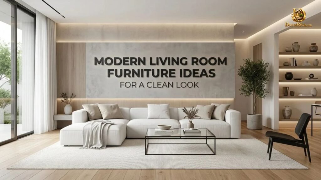 Modern Living Room Furniture Ideas for a Clean Look