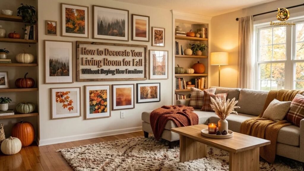 How to Decorate Your Living Room for Fall Without Buying New Furniture