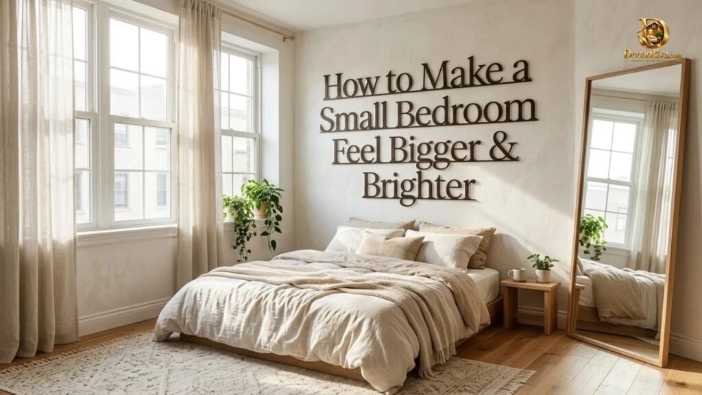 How to Make a Small Bedroom Feel Bigger and Brighter