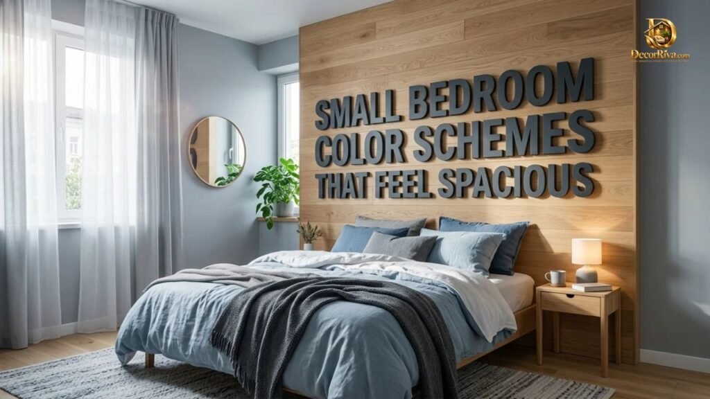 Small Bedroom Color Schemes That Feel Spacious