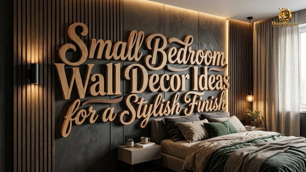 Small Bedroom Wall Decor Ideas for a Stylish Finish