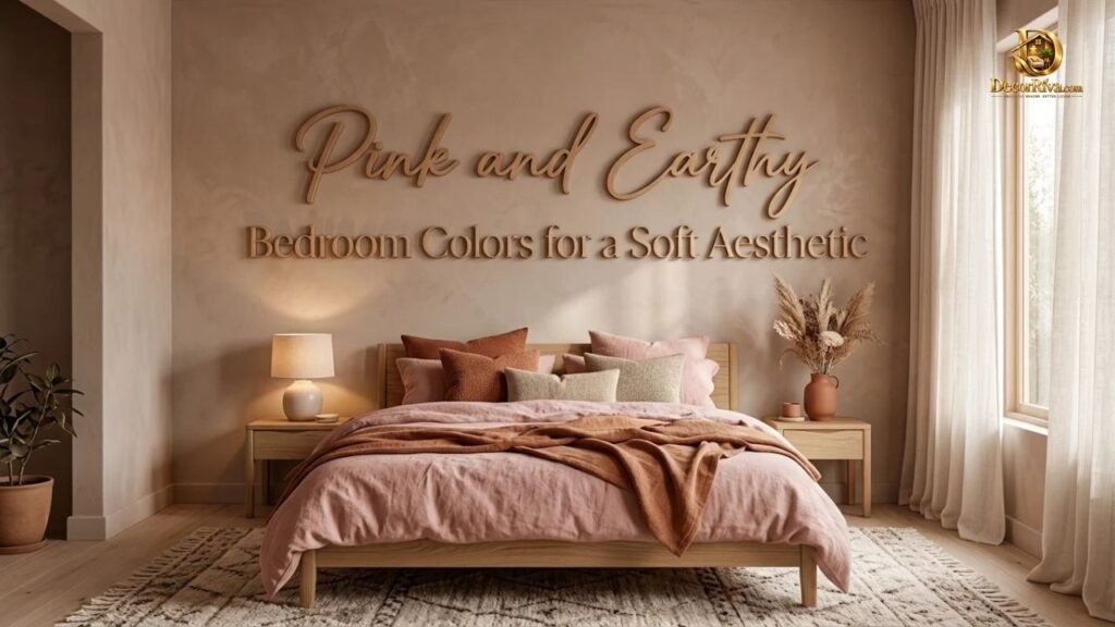 Pink and Earthy Bedroom Colors for a Soft Aesthetic