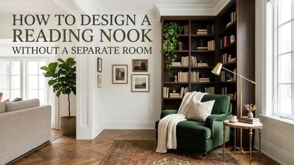 How to Design a Reading Nook Without a Separate Room