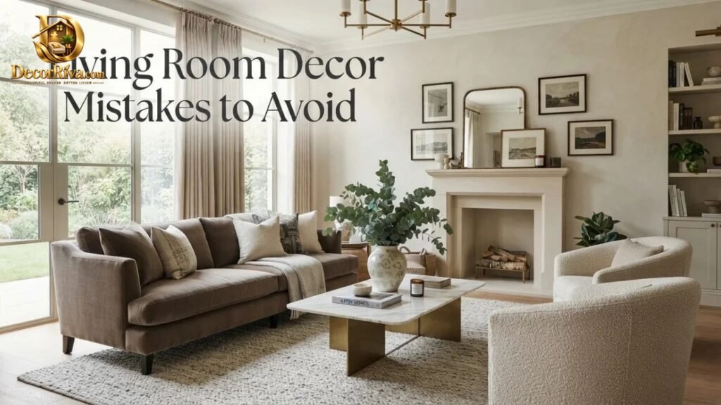 Living Room Decor Mistakes to Avoid