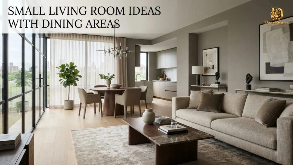 Small Living Room Ideas With Dining Areas