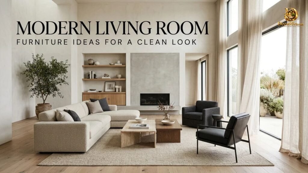 Modern Living Room Furniture Ideas for a Clean Look