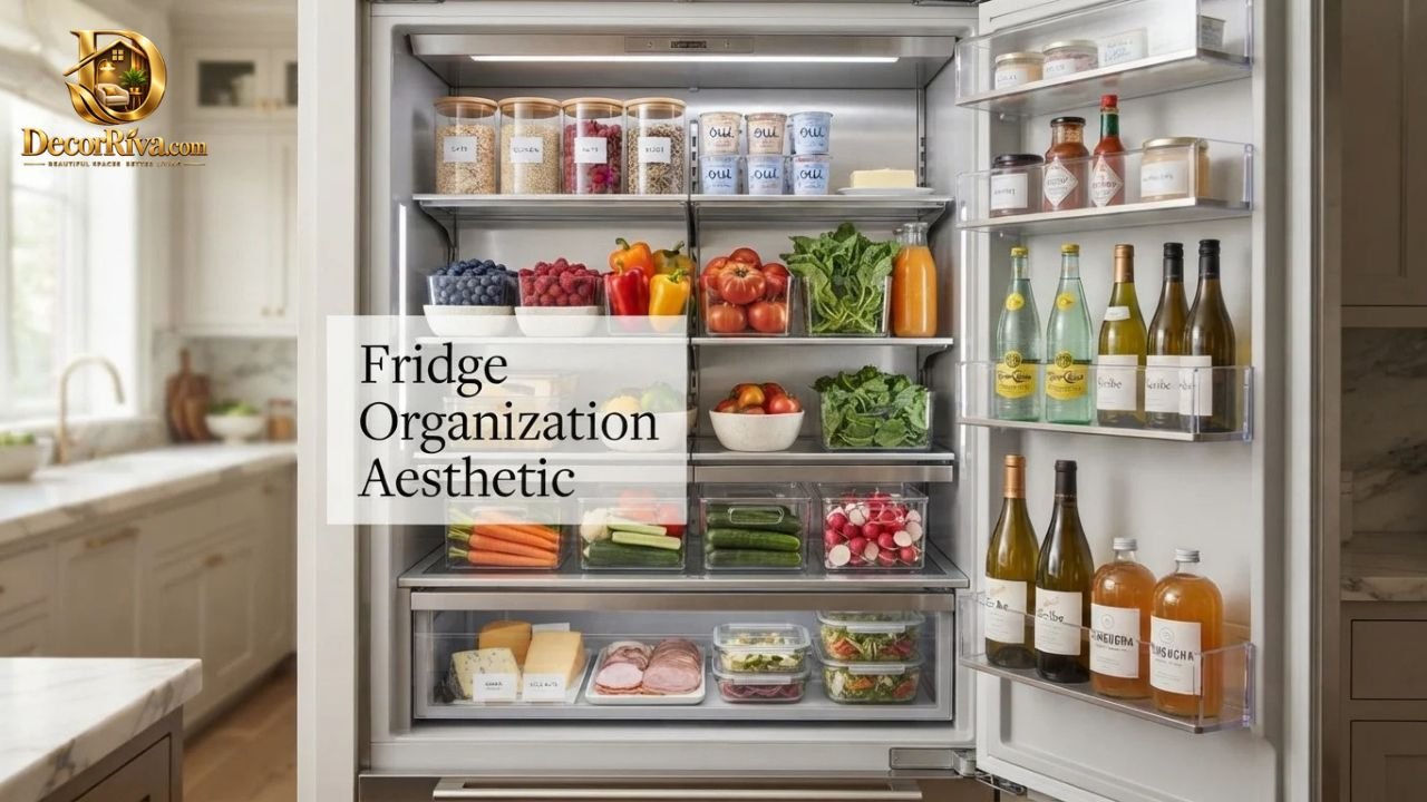 Fridge Organization Aesthetic